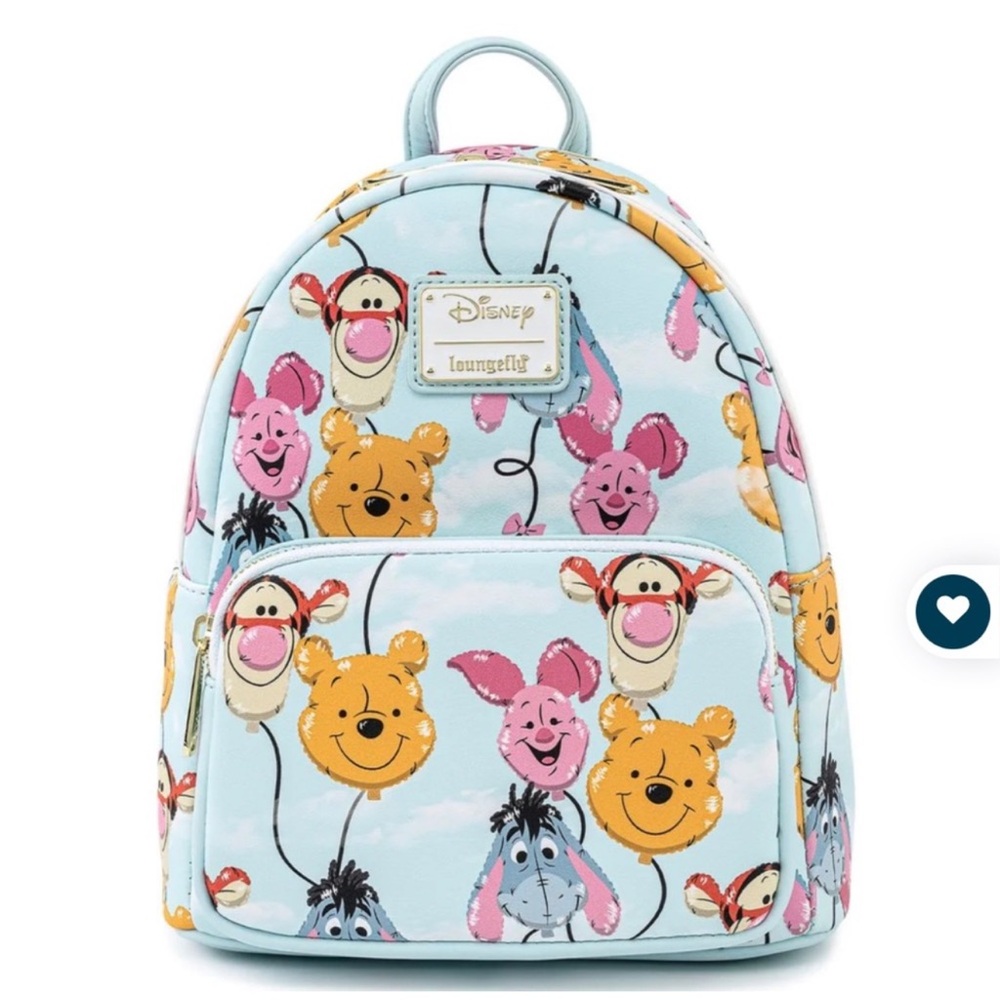 NWT Loungefly Winnie The Pooh Balloon Friends
Mini Backpack